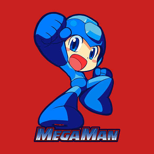 Мужской свитшот Megaman / Красный – фото 3