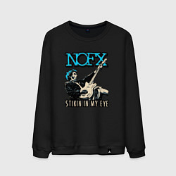 Свитшот хлопковый мужской Nofx панк рок группа, цвет: черный