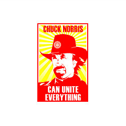 Свитшот хлопковый мужской Chuck Norris can unite everything, цвет: белый — фото 2