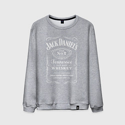 Свитшот хлопковый мужской Jack Daniels, цвет: меланж