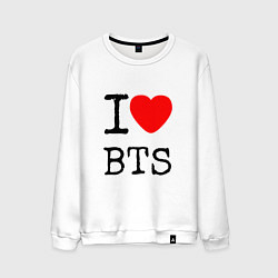 Мужской свитшот I love BTS