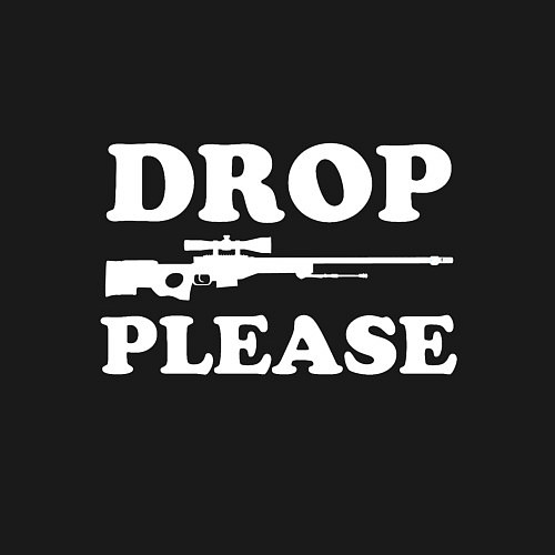 Мужской свитшот Drop AWP Please / Черный – фото 3