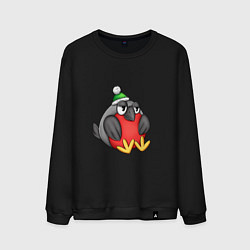 Мужской свитшот Толстый снегирь