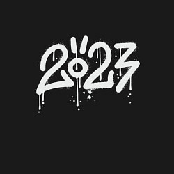 Свитшот хлопковый мужской Ушки 2023, цвет: черный — фото 2