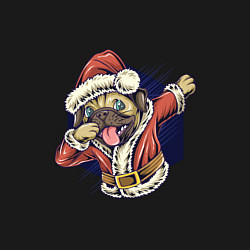 Свитшот хлопковый мужской New year pug, цвет: черный — фото 2