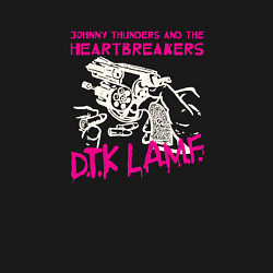 Свитшот хлопковый мужской Johnny Thunders and The Heartbreakers панк рок гру, цвет: черный — фото 2