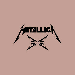 Свитшот хлопковый мужской Metallica, цвет: пыльно-розовый — фото 2