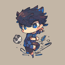 Свитшот хлопковый мужской Чиби Ёити Исаги V1, цвет: миндальный — фото 2