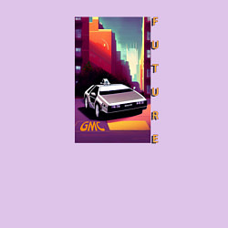 Свитшот хлопковый мужской GMC future, цвет: лаванда — фото 2