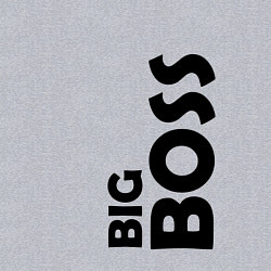 Свитшот хлопковый мужской BIG BOSS - темная, цвет: меланж — фото 2