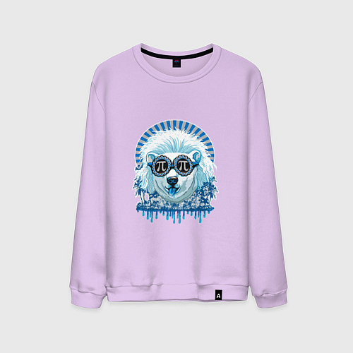 Мужской свитшот Blue bear / Лаванда – фото 1