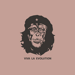 Свитшот хлопковый мужской Viva la evolution, цвет: пыльно-розовый — фото 2