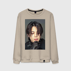 Свитшот хлопковый мужской Handsome Jimin, цвет: миндальный