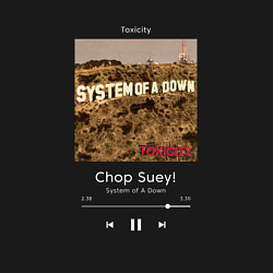 Свитшот хлопковый мужской System of a Down Chop Suey!, цвет: черный — фото 2