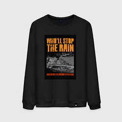Свитшот хлопковый мужской CCR - Wholl Stop The Rain, цвет: черный