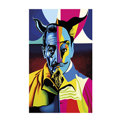 Свитшот хлопковый мужской Salvador Dali: Neural network, цвет: белый — фото 2