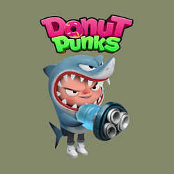 Свитшот хлопковый мужской Немо, цвет: авокадо — фото 2