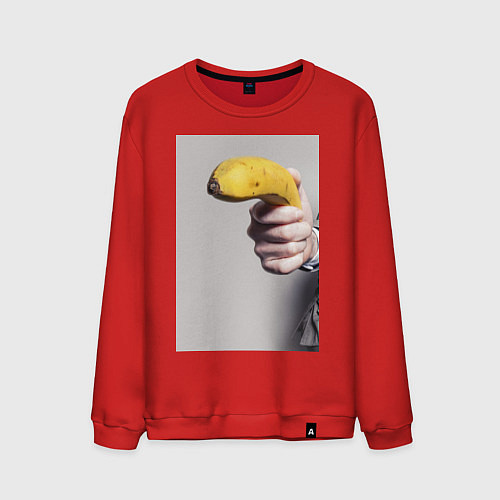 Мужской свитшот Хулиганы / Красный – фото 1