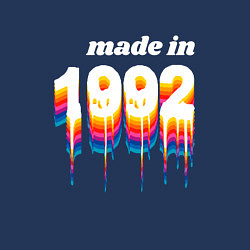 Свитшот хлопковый мужской Made in 1992 liquid art, цвет: тёмно-синий — фото 2
