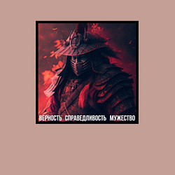 Свитшот хлопковый мужской Мудрый самурай, цвет: пыльно-розовый — фото 2