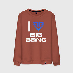 Мужской свитшот I love big bang