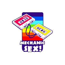 Свитшот хлопковый мужской Mechanic sex, цвет: белый — фото 2