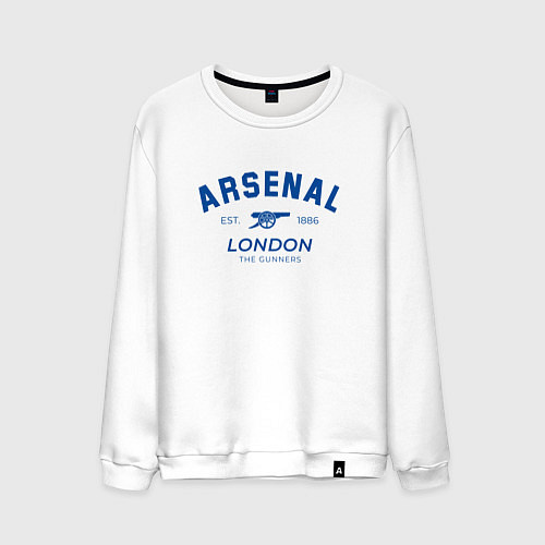 Мужской свитшот Arsenal london the gunners / Белый – фото 1