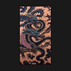 Свитшот хлопковый мужской Irezumi - японские драконы змеи, цвет: черный — фото 2