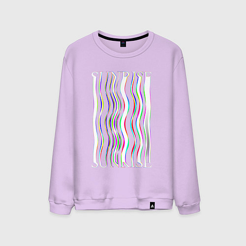 Мужской свитшот Sunrise liquid / Лаванда – фото 1