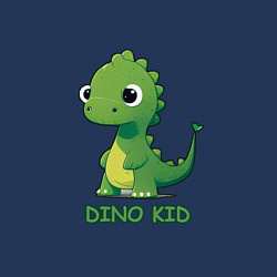 Свитшот хлопковый мужской Pixel dino kid - динозаврик, цвет: тёмно-синий — фото 2