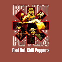 Свитшот хлопковый мужской RHCP rock, цвет: кирпичный — фото 2