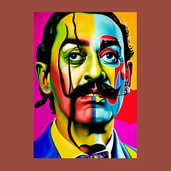 Свитшот хлопковый мужской Salvador Dali, цвет: кирпичный — фото 2