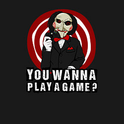 Свитшот хлопковый мужской You wanna play a game, цвет: черный — фото 2