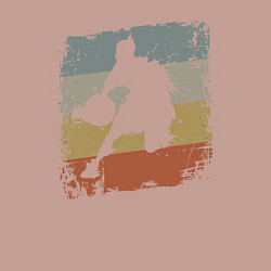 Свитшот хлопковый мужской Basketball life, цвет: пыльно-розовый — фото 2