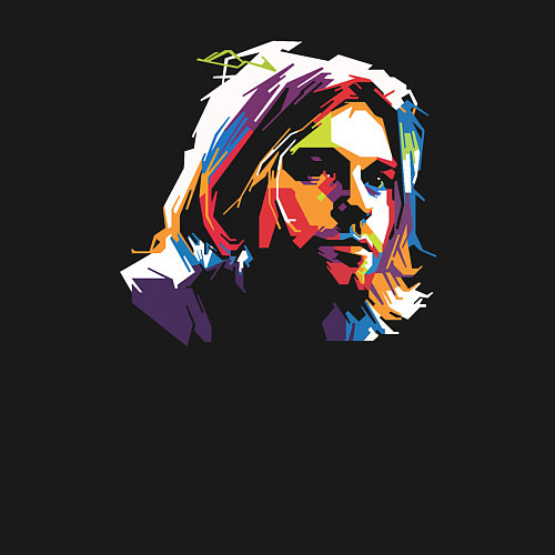 Мужской свитшот Кобейн / Черный – фото 3