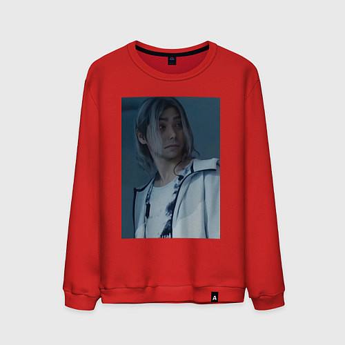 Мужской свитшот Алиса в пограничье Чишия / Красный – фото 1