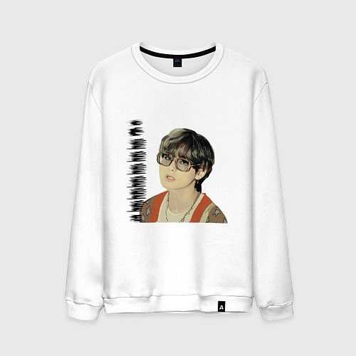 Мужской свитшот Тэхен и Чонгук / Белый – фото 1
