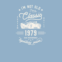 Свитшот хлопковый мужской Я классический 1979, цвет: мягкое небо — фото 2