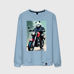 Мужской свитшот Panda - cool biker