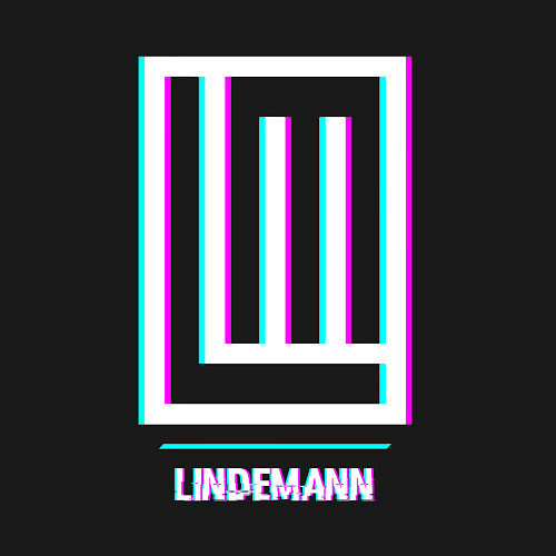 Мужской свитшот Lindemann glitch rock / Черный – фото 3