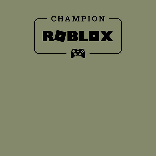Мужской свитшот Roblox gaming champion: рамка с лого и джойстиком / Авокадо – фото 3