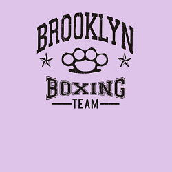 Свитшот хлопковый мужской Brooklyn boxing, цвет: лаванда — фото 2