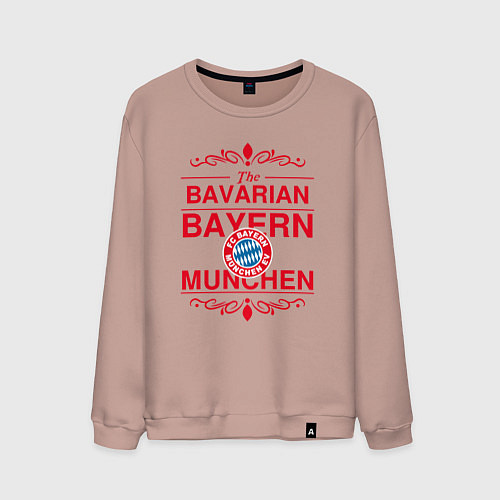 Мужской свитшот Bavarian Bayern / Пыльно-розовый – фото 1