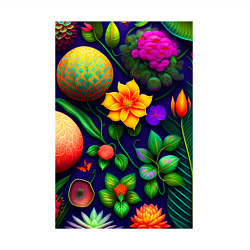 Свитшот хлопковый мужской Экзотическая картина, цвет: белый — фото 2