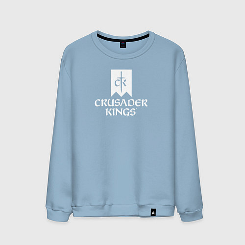 Мужской свитшот Crusader Kings логотип / Мягкое небо – фото 1