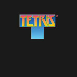 Свитшот хлопковый мужской Логотип Тетрис, цвет: черный — фото 2