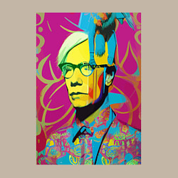 Свитшот хлопковый мужской Andy Warhol - pop art, цвет: миндальный — фото 2