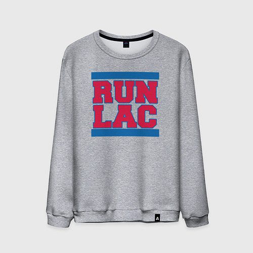 Мужской свитшот Run Clippers / Меланж – фото 1