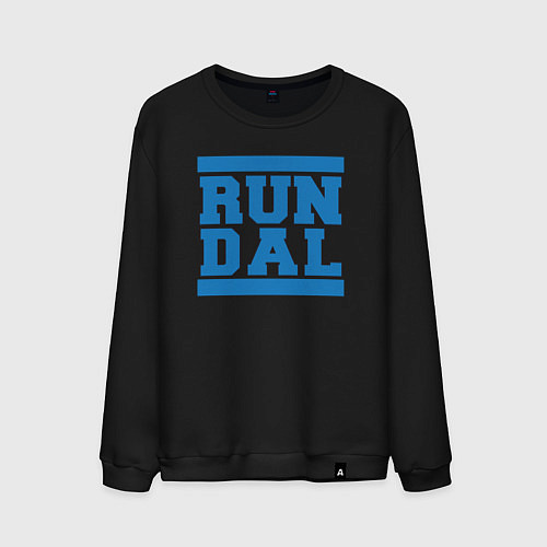 Мужской свитшот Run Dallas Mavericks / Черный – фото 1