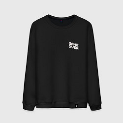 Мужской свитшот Воксельный Гейм овер - мини